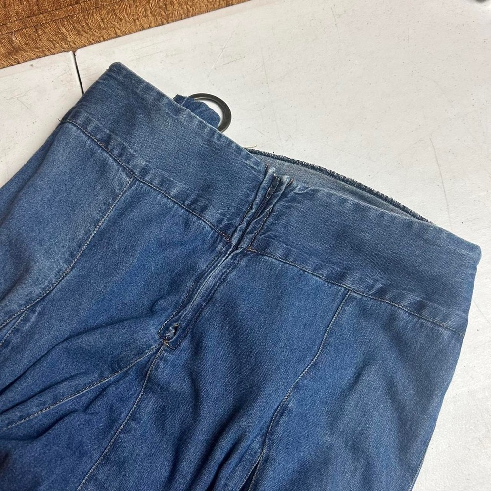 Denim A-Line Skirt - Picture 4 of 5